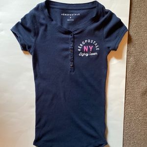 Aeropostale Button Up Tee